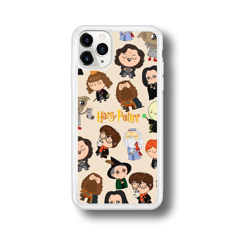 Harry Potter Tiny Cute Face iPhone 11 Pro Case-Oxvistore