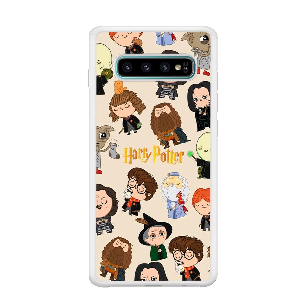 Harry Potter Tiny Cute Face Samsung Galaxy S10 Plus Case-Oxvistore