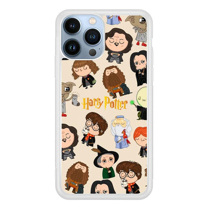 Harry Potter Tiny Cute Face iPhone 15 Pro Case-Oxvistore