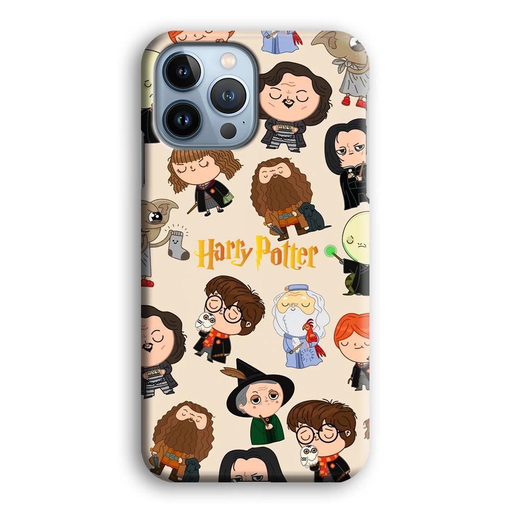 Harry Potter Tiny Cute Face iPhone 13 Pro Case-Oxvistore