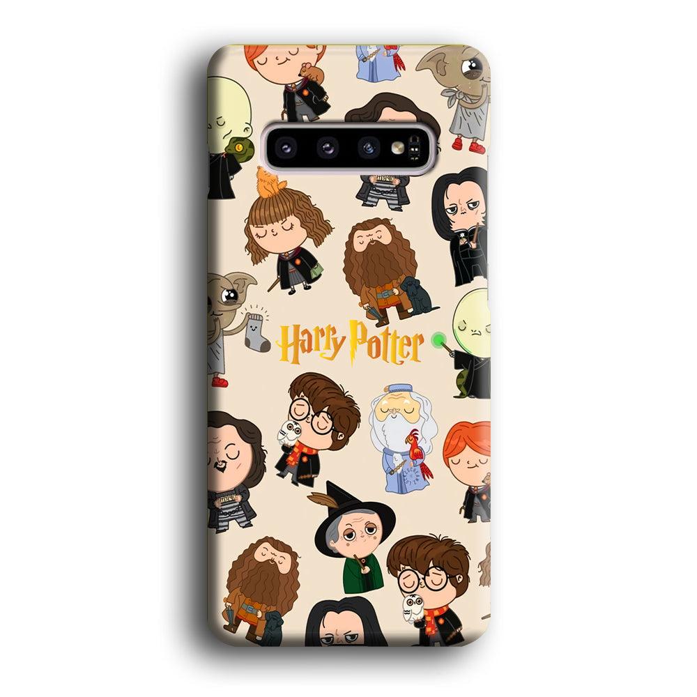 Harry Potter Tiny Cute Face Samsung Galaxy S10 Case-Oxvistore