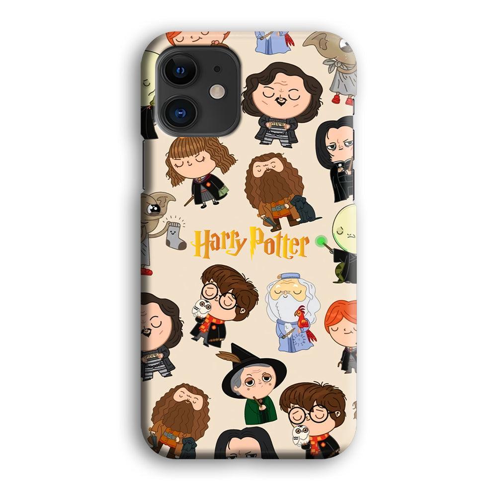 Harry Potter Tiny Cute Face iPhone 12 Case-Oxvistore