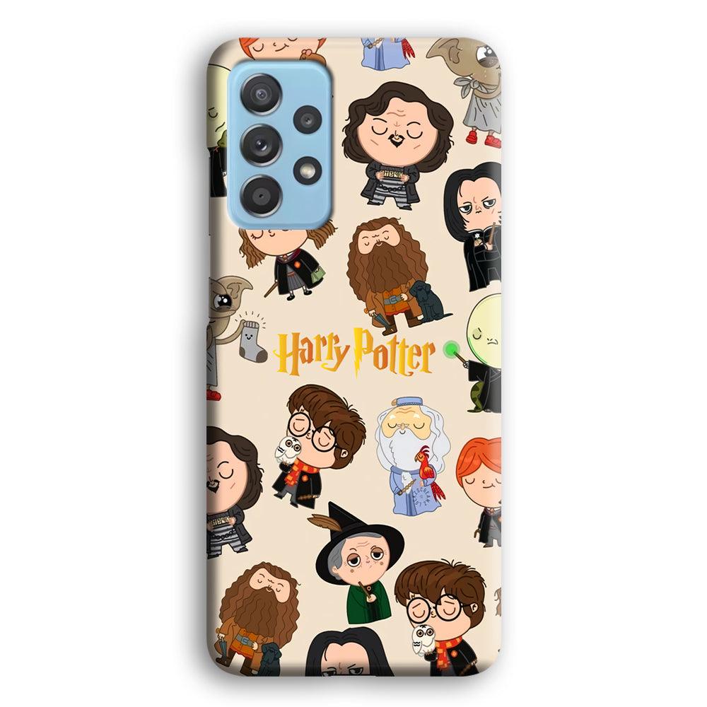 Harry Potter Tiny Cute Face Samsung Galaxy A52 Case-Oxvistore