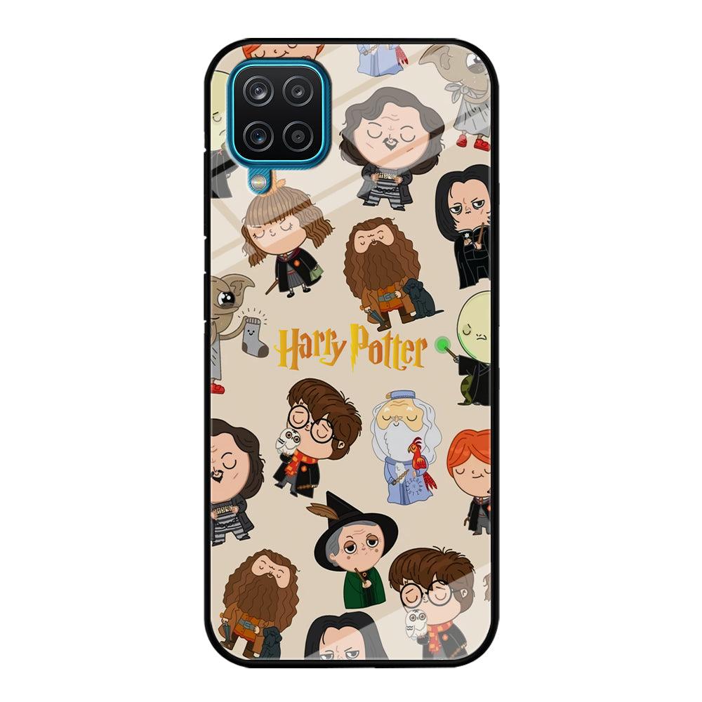 Harry Potter Tiny Cute Face Samsung Galaxy A12 Case-Oxvistore