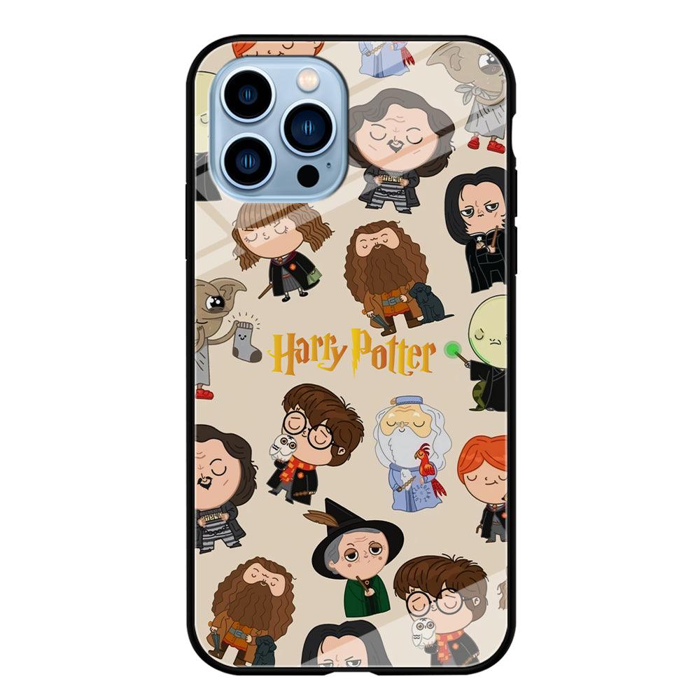 Harry Potter Tiny Cute Face iPhone 15 Pro Max Case-Oxvistore