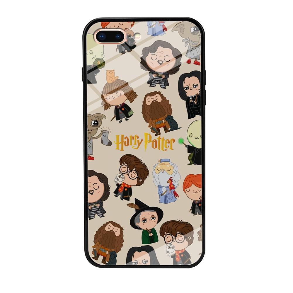 Harry Potter Tiny Cute Face iPhone 8 Plus Case-Oxvistore