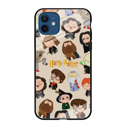 Harry Potter Tiny Cute Face iPhone 12 Case-Oxvistore