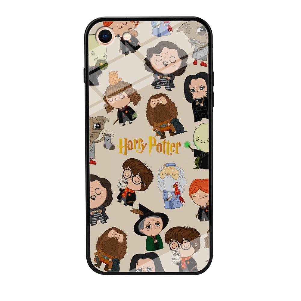 Harry Potter Tiny Cute Face iPhone 8 Case-Oxvistore