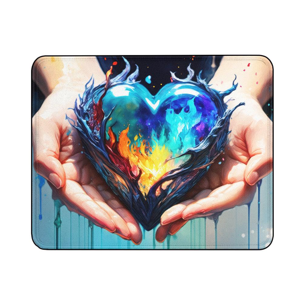 Heart Colorful Digital Art Mouse Pads-18x21 CM-Oxvistore