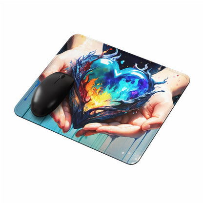 Heart Colorful Digital Art Mouse Pads-Oxvistore