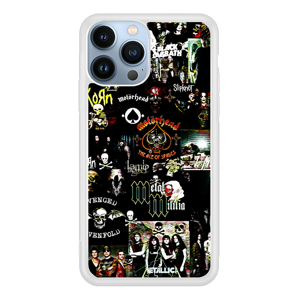 Heavy Metal Band Collection 2D Rubber Phone Case