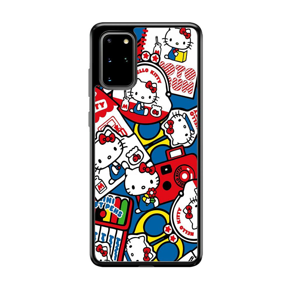 Hello Kitty All of My Hobby Samsung Galaxy S20 Plus Case-Rubber Black (2D Case)-Oxvistore