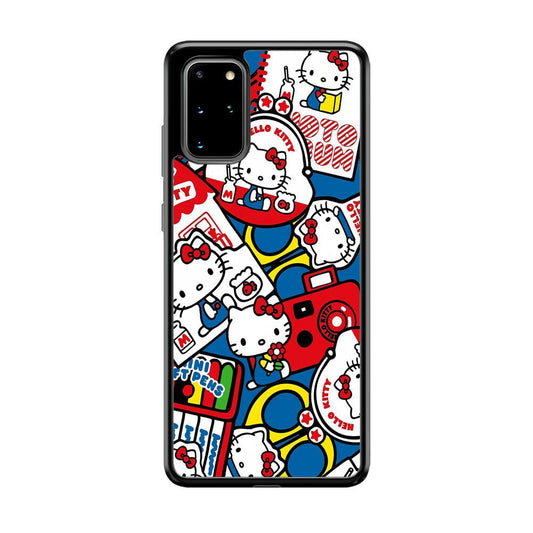 Hello Kitty All of My Hobby Samsung Galaxy S20 Plus Case-Rubber Black (2D Case)-Oxvistore