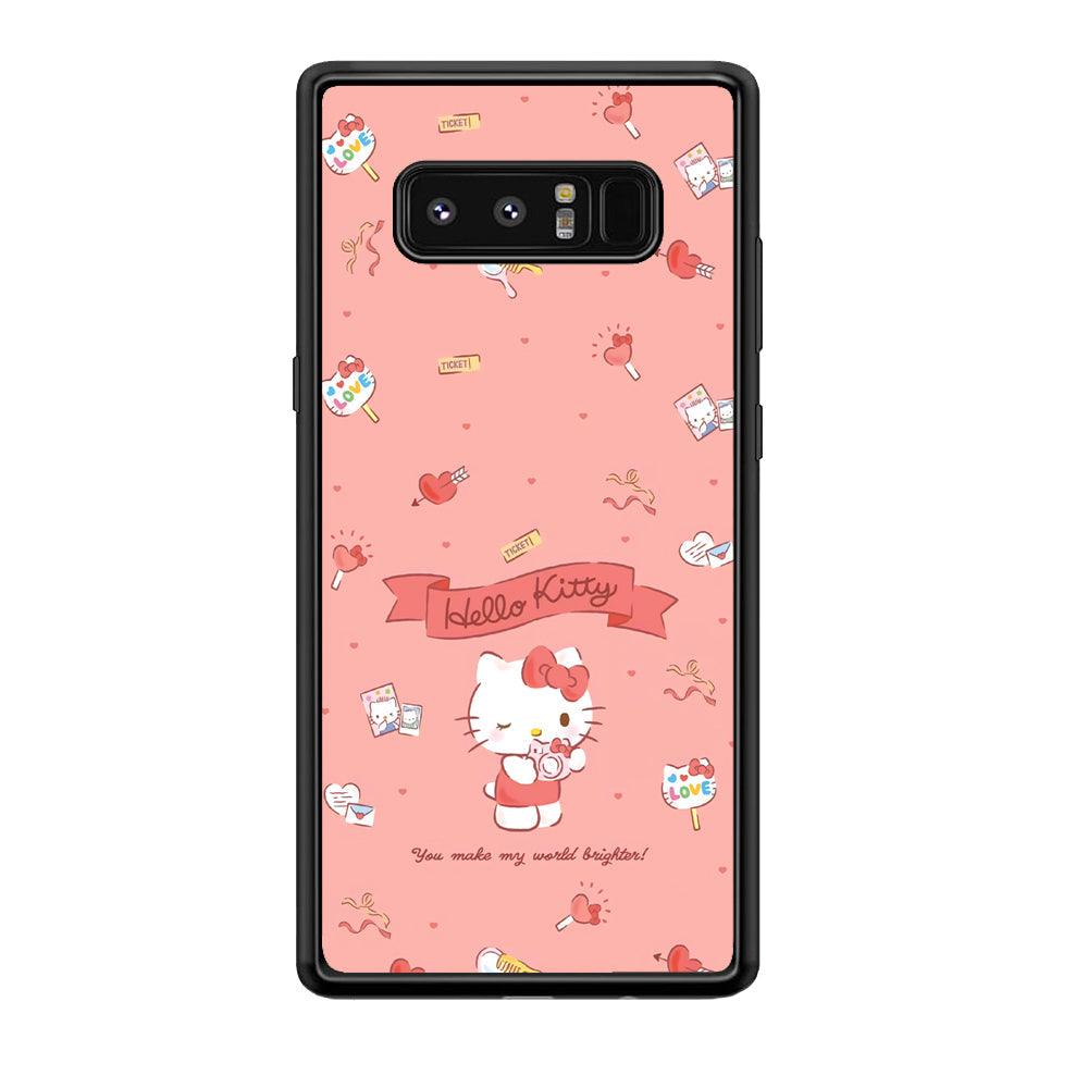 Hello Kitty Brightness of World Samsung Galaxy Note 8 Case-Oxvistore