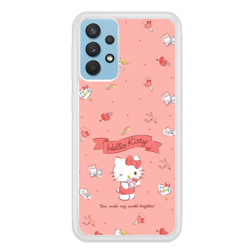 Hello Kitty Brightness of World Samsung Galaxy A32 Case-Oxvistore