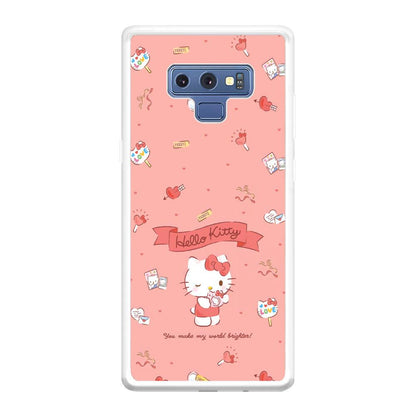 Hello Kitty Brightness of World Samsung Galaxy Note 9 Case-Oxvistore