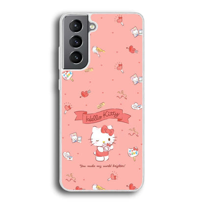 Hello Kitty Brightness of World Samsung Galaxy S21 Case-Oxvistore