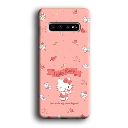 Hello Kitty Brightness of World Samsung Galaxy S10 Plus Case-Oxvistore