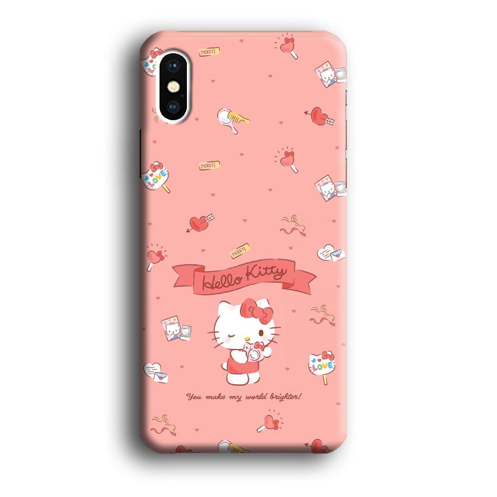 Hello Kitty Brightness of World iPhone X Case-Oxvistore