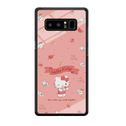 Hello Kitty Brightness of World Samsung Galaxy Note 8 Case-Oxvistore