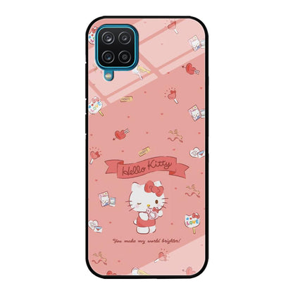 Hello Kitty Brightness of World Samsung Galaxy A12 Case-Oxvistore