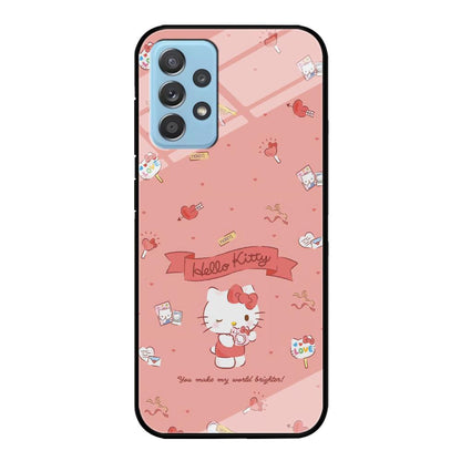 Hello Kitty Brightness of World Samsung Galaxy A52 Case-Oxvistore