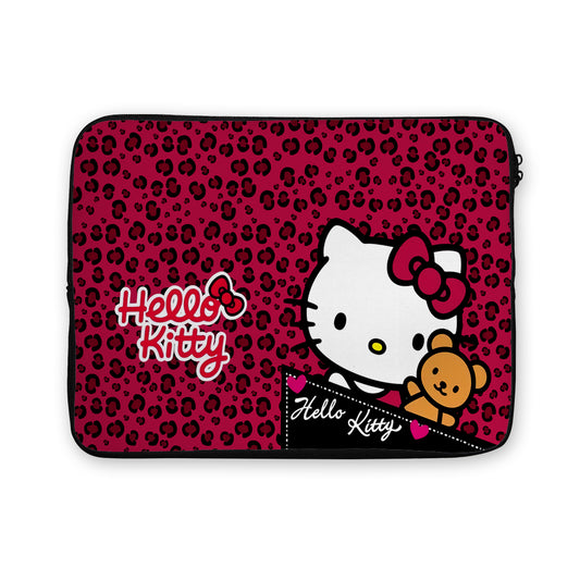 Hello Kitty Pink Animal skin Laptop Sleeve Protective Cover