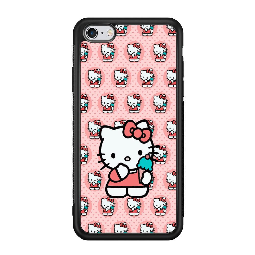 Hello Kitty with Blue Ice Cream iPhone 6 | 6s Case-Oxvistore