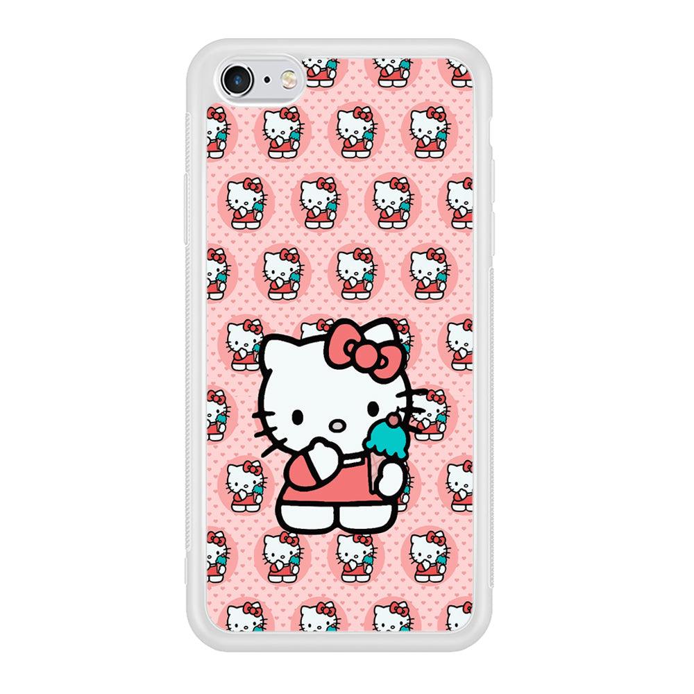 Hello Kitty with Blue Ice Cream iPhone 6 Plus | 6s Plus Case-Oxvistore