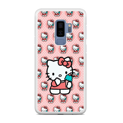 Hello Kitty with Blue Ice Cream Samsung Galaxy S9 Plus Case-Oxvistore