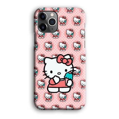 Hello Kitty with Blue Ice Cream iPhone 12 Pro Max Case-Oxvistore