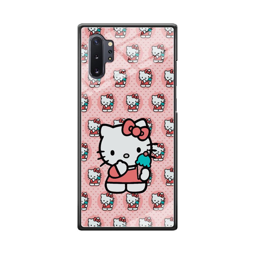 Hello Kitty with Blue Ice Cream Samsung Galaxy Note 10 Plus Case-Oxvistore