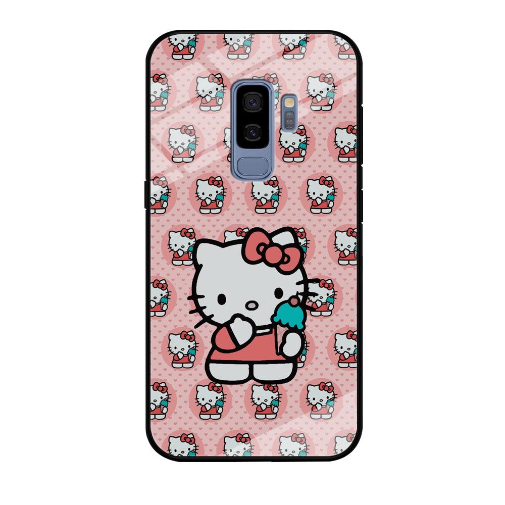 Hello Kitty with Blue Ice Cream Samsung Galaxy S9 Plus Case-Oxvistore