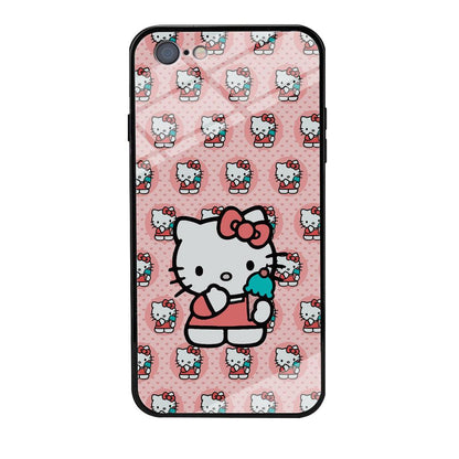 Hello Kitty with Blue Ice Cream iPhone 6 Plus | 6s Plus Case-Oxvistore