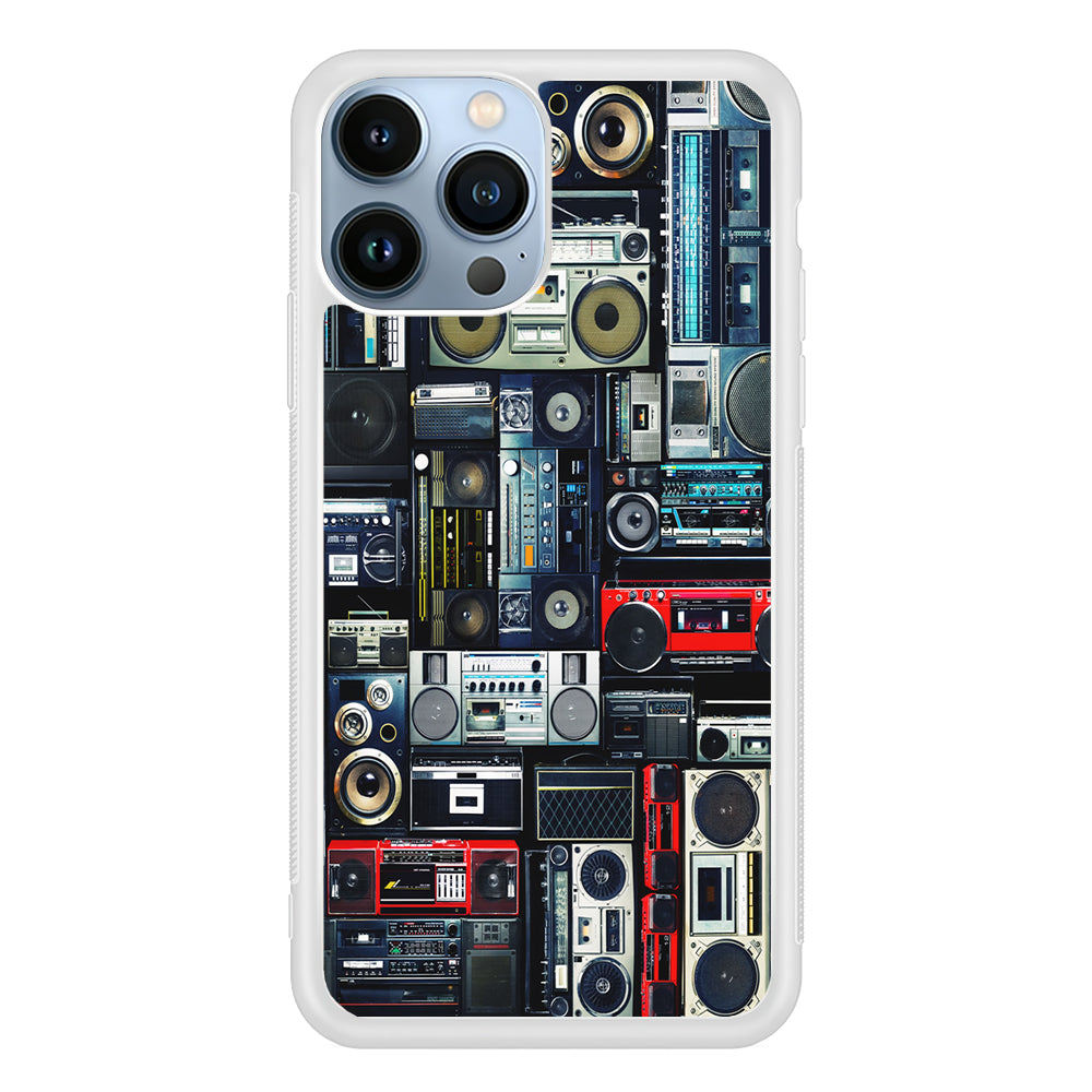 Hip Hop Cassette Tape Radio 2D Rubber Phone Case