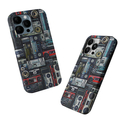 Hip Hop Cassette Tape Radio 2 in 1 Tough Phone Case