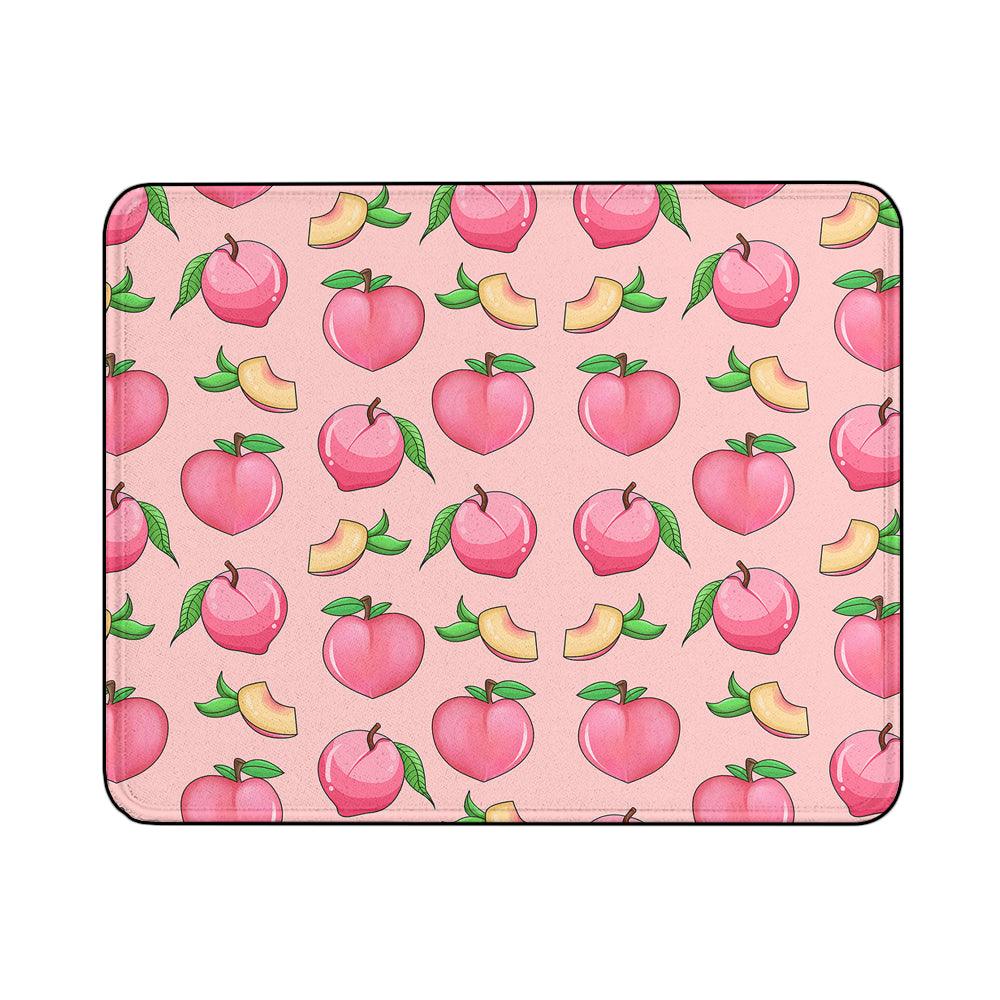 Honey Peach Fruit Pink Mouse Pads-18x21 CM-Oxvistore