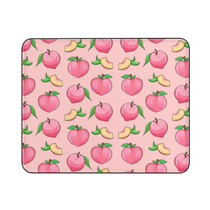 Honey Peach Fruit Pink Mouse Pads-18x21 CM-Oxvistore