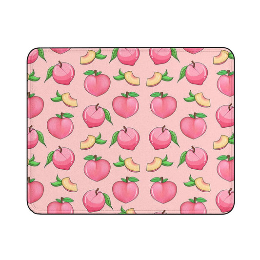 Honey Peach Fruit Pink Mouse Pads-18x21 CM-Oxvistore
