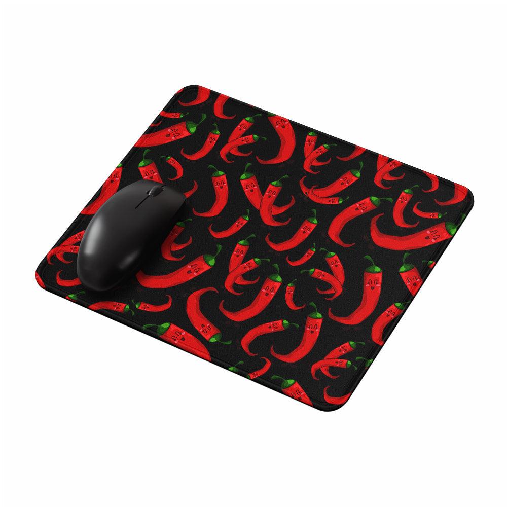 Hot Red Chili Smile Mouse Pads-Oxvistore