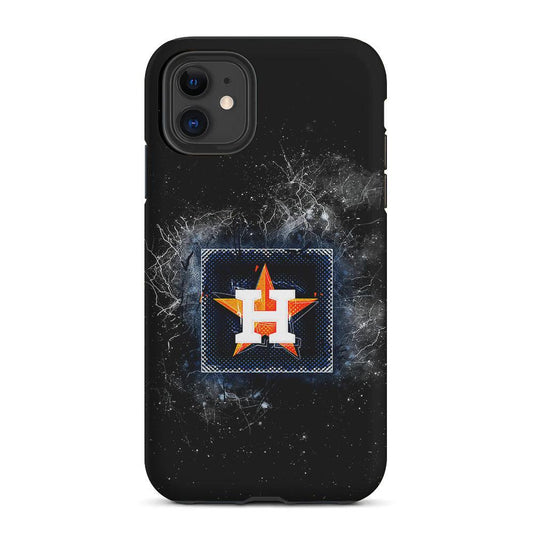 Houston Astros Abstract 2 in 1 Tough Phone Case-Oxvistore