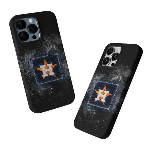 Houston Astros Abstract 2 in 1 Tough Phone Case-Oxvistore