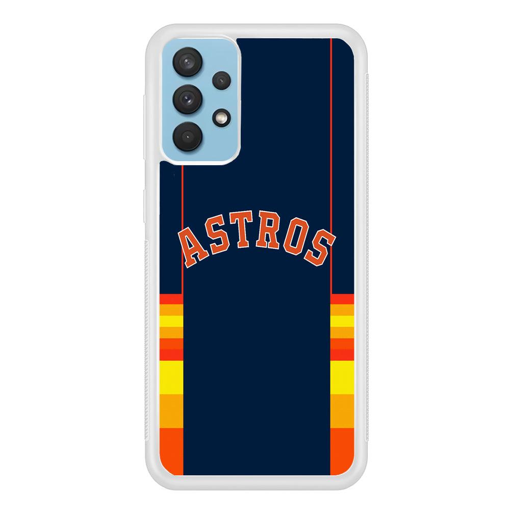 Houston Astros Dark Blue Jersey Samsung Galaxy A32 Case-Oxvistore