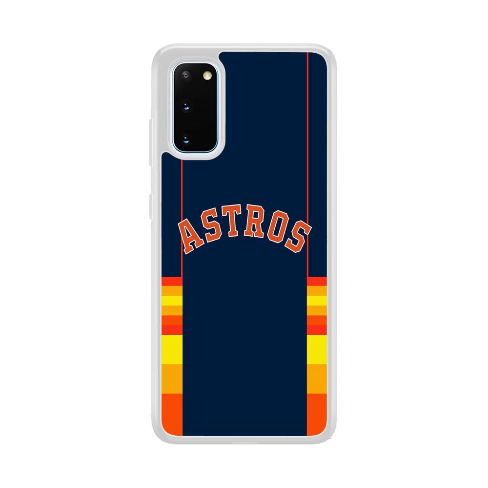 Houston Astros Dark Blue Jersey Samsung Galaxy S20 Case-Oxvistore