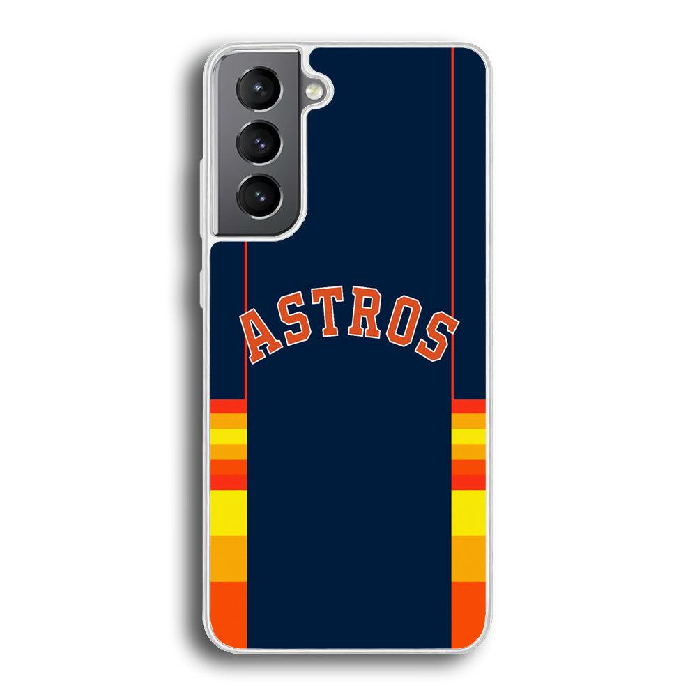 Houston Astros Dark Blue Jersey Samsung Galaxy S21 Plus Case-Oxvistore