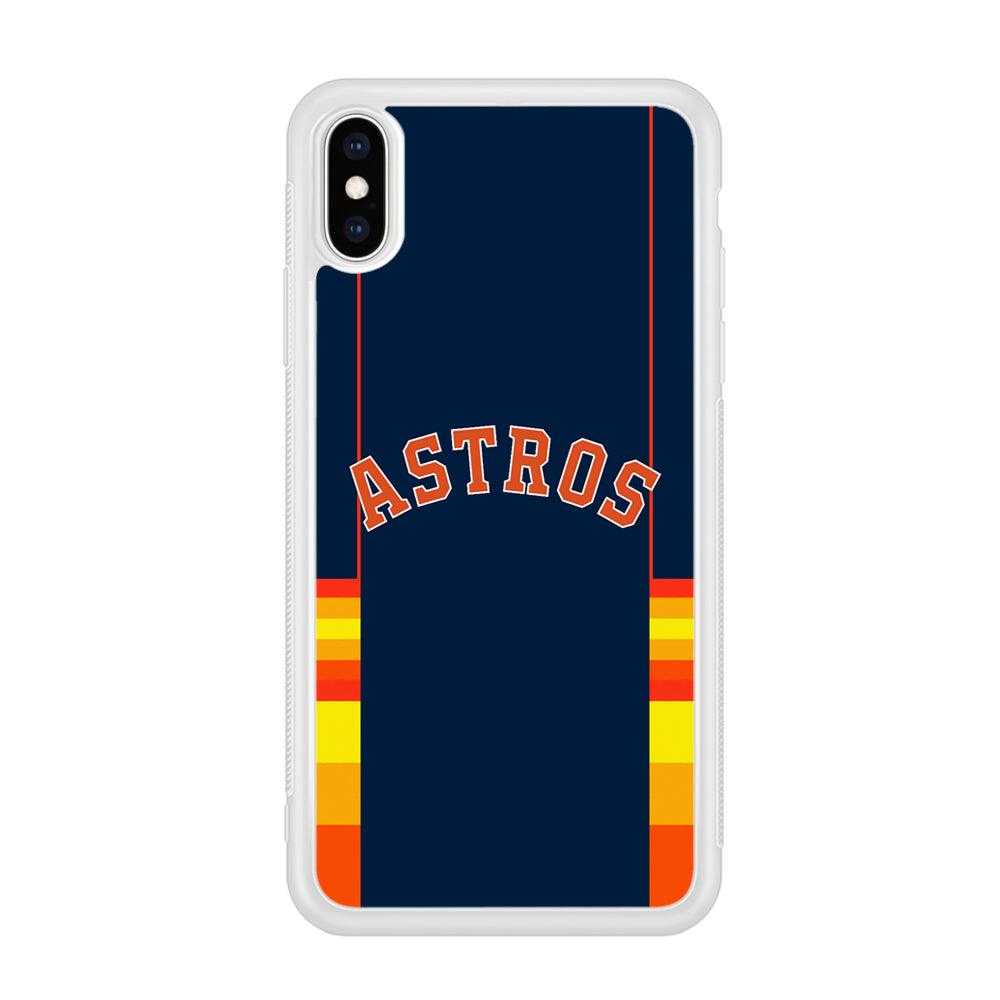 Houston Astros Dark Blue Jersey iPhone X Case-Oxvistore