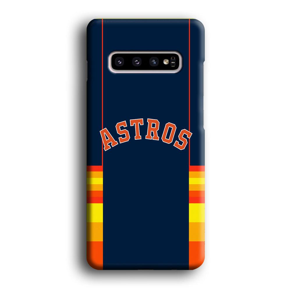 Houston Astros Dark Blue Jersey Samsung Galaxy S10 Case-Oxvistore