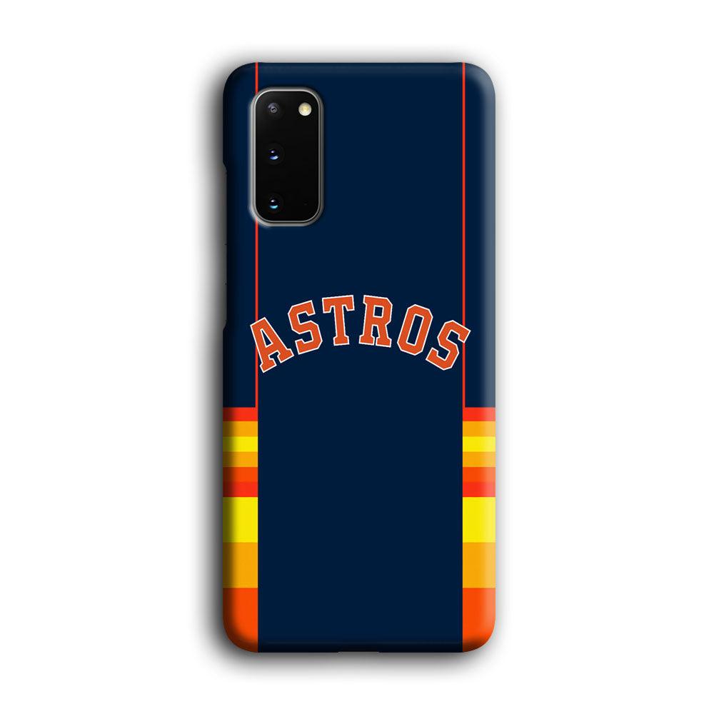 Houston Astros Dark Blue Jersey Samsung Galaxy S20 Case-Oxvistore