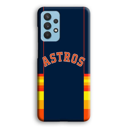 Houston Astros Dark Blue Jersey Samsung Galaxy A32 Case-Oxvistore