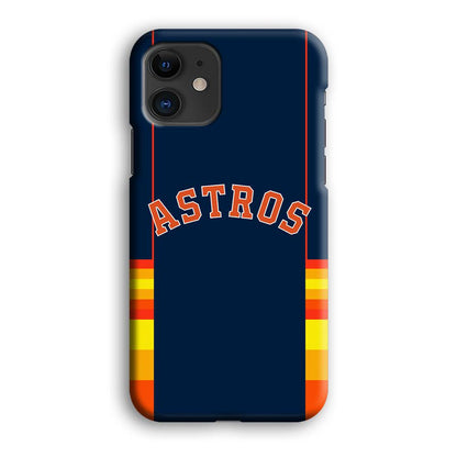 Houston Astros Dark Blue Jersey iPhone 12 Case-Oxvistore